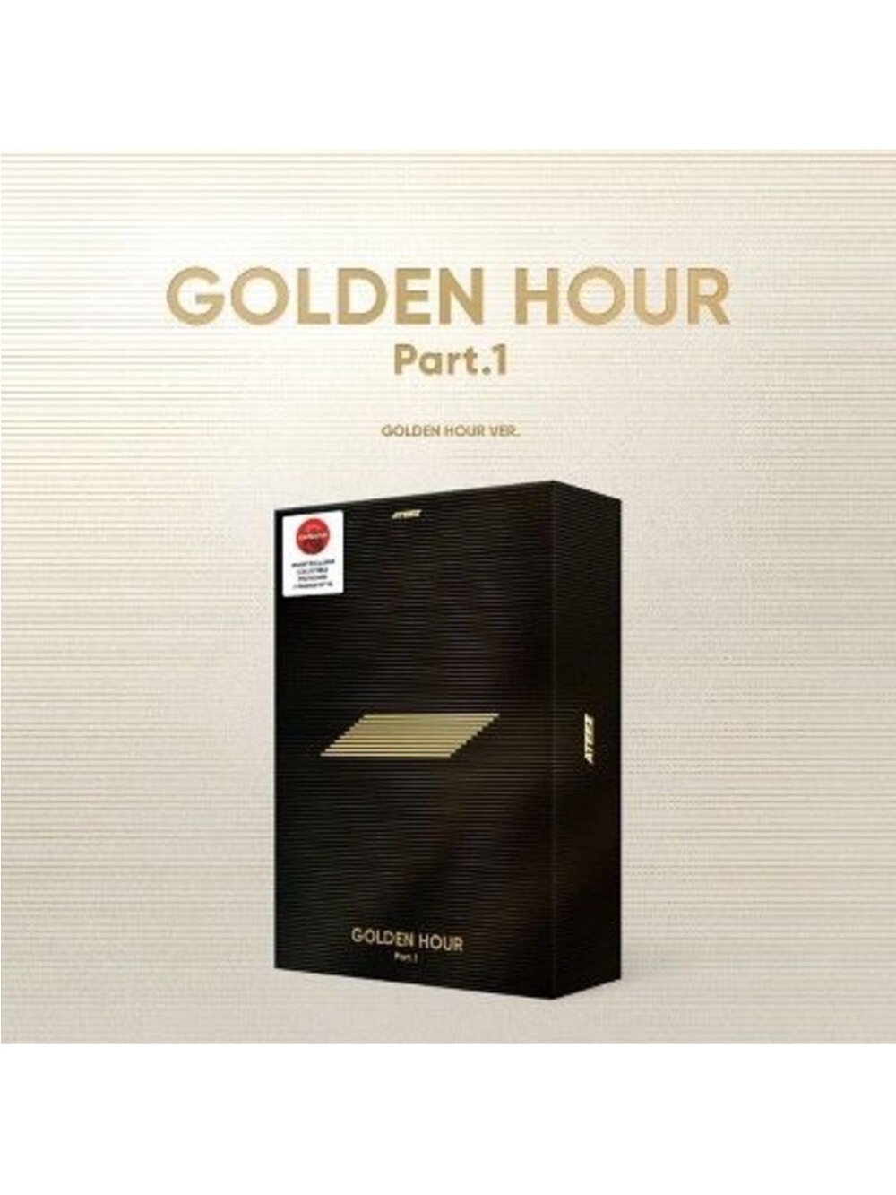 ATEEZ - GOLDEN HOUR : Part.1 (Golden Hour ver.) Black box